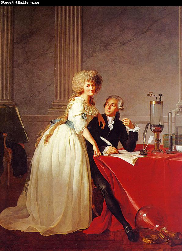 Jacques-Louis David Portrait of Monsieur Lavoisier and His Wife